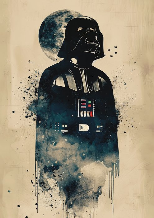 SDIMART - DARTH VADER The Other Side Of The Moon Spektra Edition 1/3 w/COA (Last Copy At World)