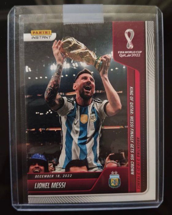 2022 Panini Instant World Cup Lionel Messi #118 - 1 Card - Næsten så god som ny (NM)