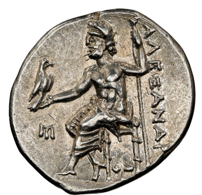 Konger af Makedonien. Alexander III (336-323 f.Kr.). Drachm Emisión póstuma temprana de Abido, 310/301 a.C.