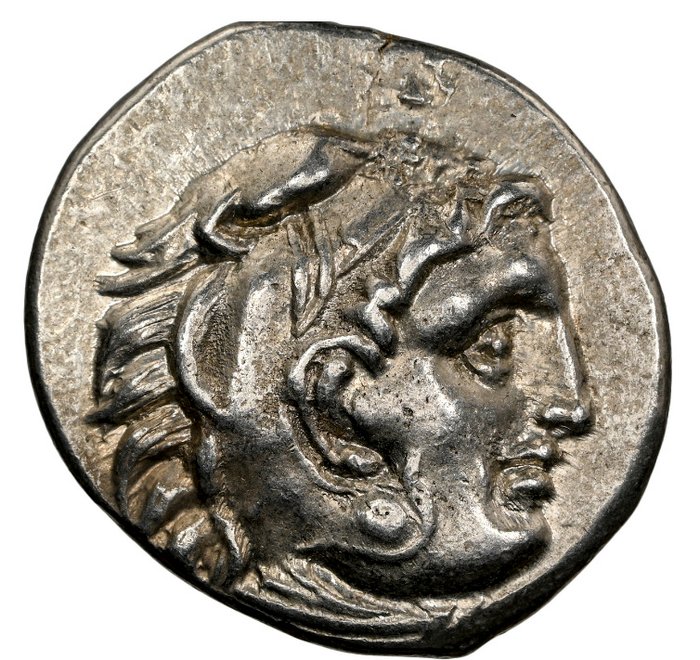 Konger af Makedonien. Alexander III (336-323 f.Kr.). Drachm Emisión póstuma temprana de Abido, 310/301 a.C.