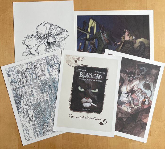 Guarnido, Juanjo - 5 Ex Libris - Blacksad