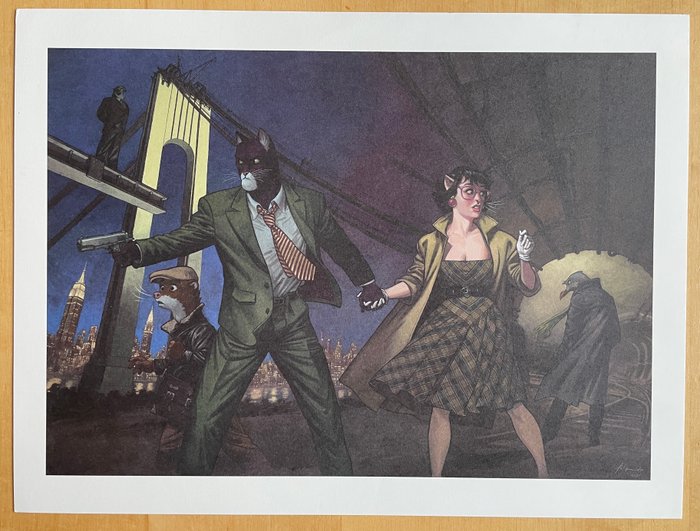 Guarnido, Juanjo - 5 Ex Libris - Blacksad