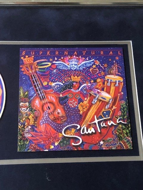 Santana - Supernatural - Official In-House Award - Double Platinum Record - Officiel pris - 1999/2000