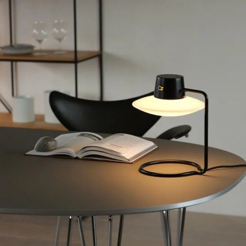 Louis Poulsen - Arne Jacobsen - Bordlampe - AJ Oxford - Glas