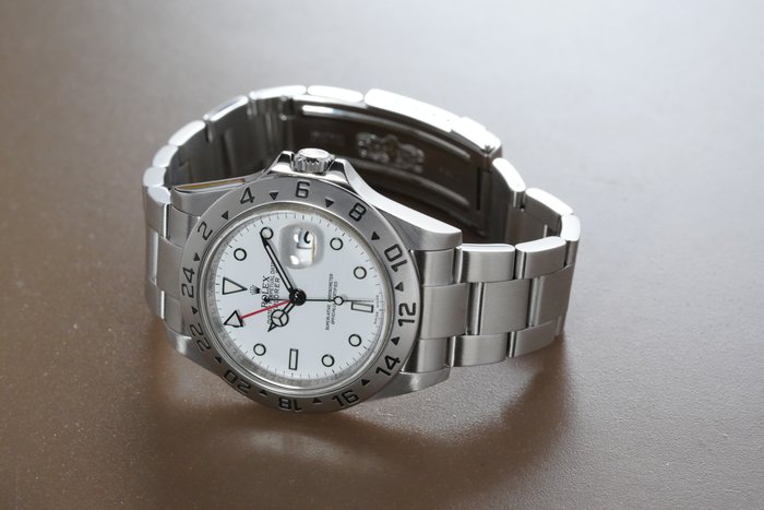 Rolex - Explorer II White Dial - 16570T - Mænd - 1990-1999