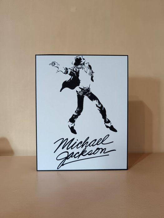 Lysskilt - Michael Jackson - Fan lavet - Plast