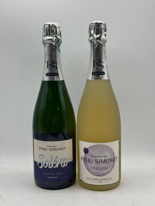 Pehu Simonet, Soléra 10-16 Grand Cru Verzenay  Millésimé 2009 - Champagne - 2 Flasker (0,75 L)