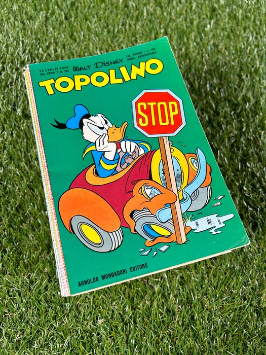 Topolino nn 215 221 275 297 300x2 391 400 433 455 472 492 577 599 - Topolino libretto - 14 Comic - Første udgave - 1959/1967