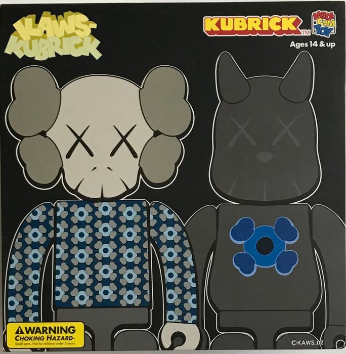 Kaws (1974) - Kubrick Bus Stop 2 Be@rbrick Medicom Toy