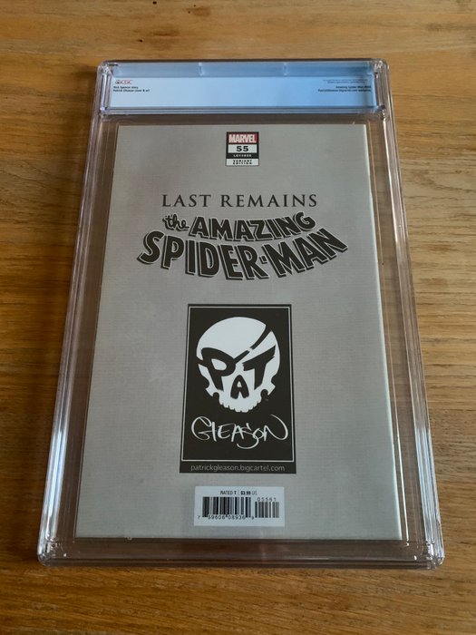 Amazing Spider-Man - #55 2nd Print Virgin Variant costum label Miles Morales - 1 Graded comic - 2021 - CGC 9.8