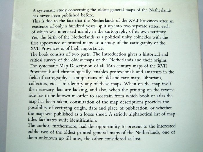 The Netherlands, Belgium and Luxembourg - Holland af XVII Provinser; H.A.M. van der Heijden - The Oldest Maps of the Netherlands - 1526-1599