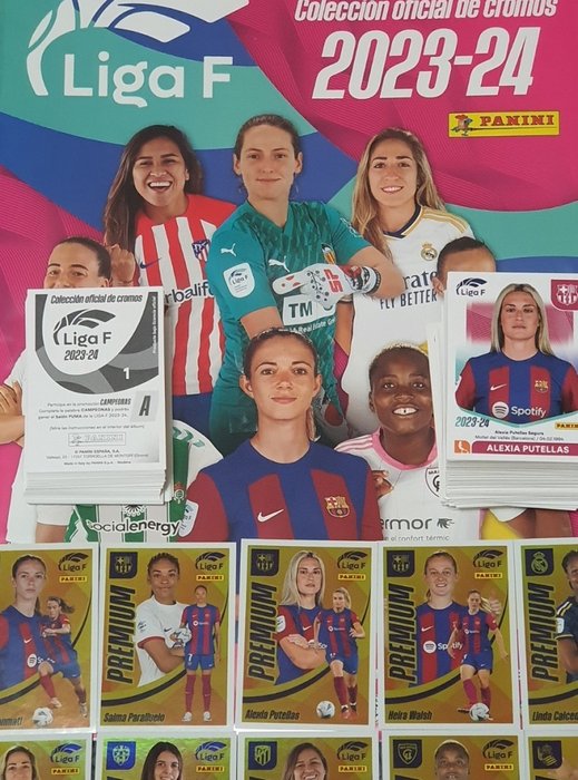 Panini - Liga Femenina Empty album + complete loose sticker set