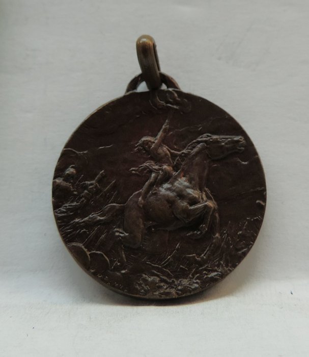 Italien, Kongeriget Italien. Vittorio Emanuele III di Savoia (1900-1946). Bronze medal 1922. Rara. Ricordo marcia su Roma. inc. Meazza.  (Ingen mindstepris)