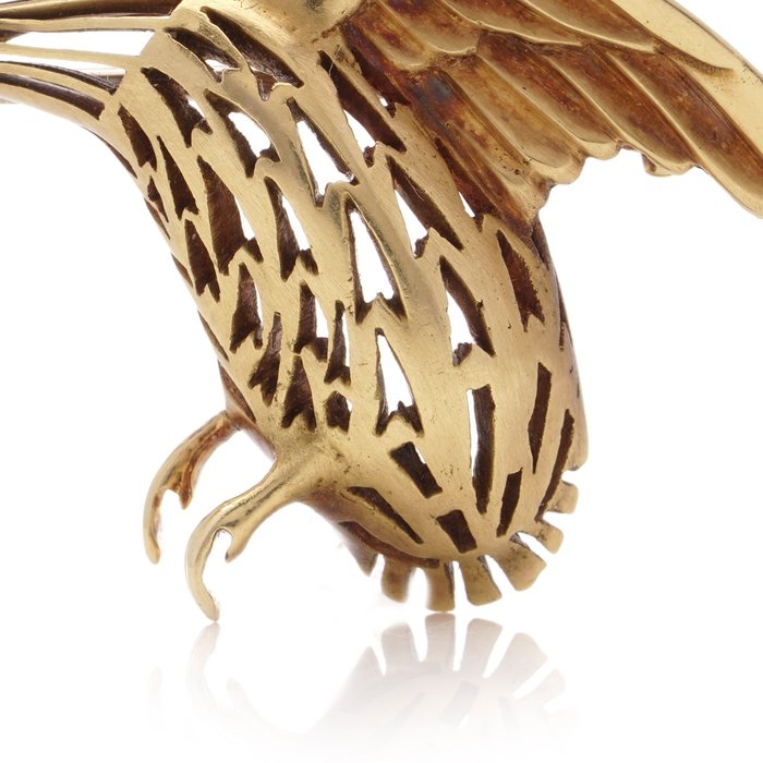 Cartier - Broche Cartier Goose Bird i 18 karat guld