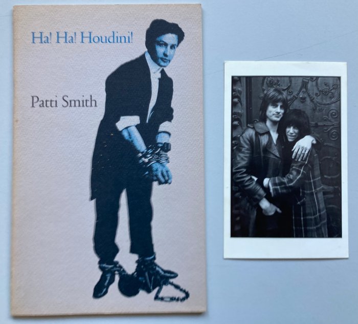 Patti Smith - Ha! Ha! Houdini!  Malanga postcard - 1972-1977