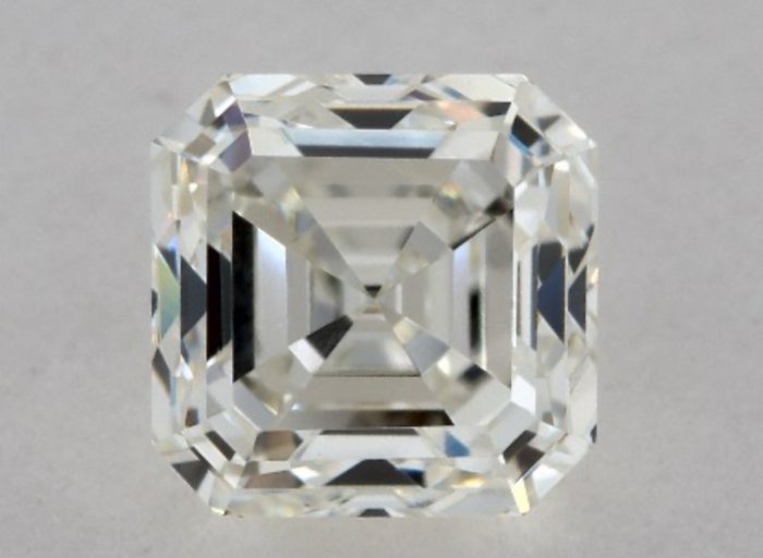 1 pcs Diamant  (Natur)  - 0.91 ct - Kvadrat - H - VVS2 - International Gemological Institute (IGI)