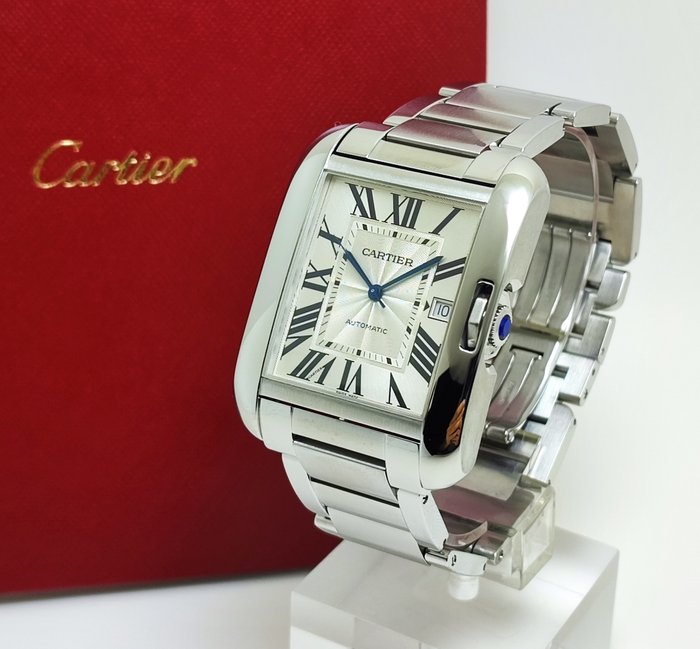 Cartier - Tank Anglaise Large - W5310008 - Mænd - 2011-nu