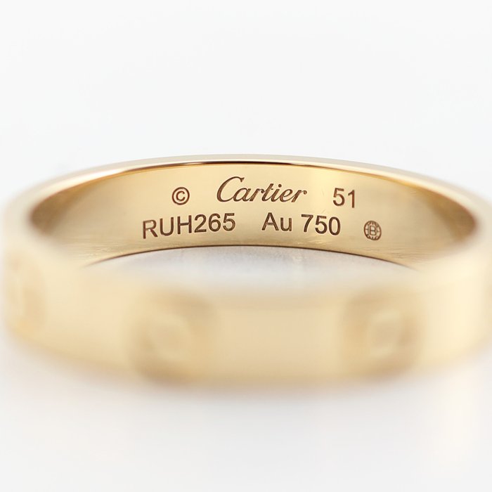 Cartier - Ring - Love wedding band ring - 18 kraat Gulguld