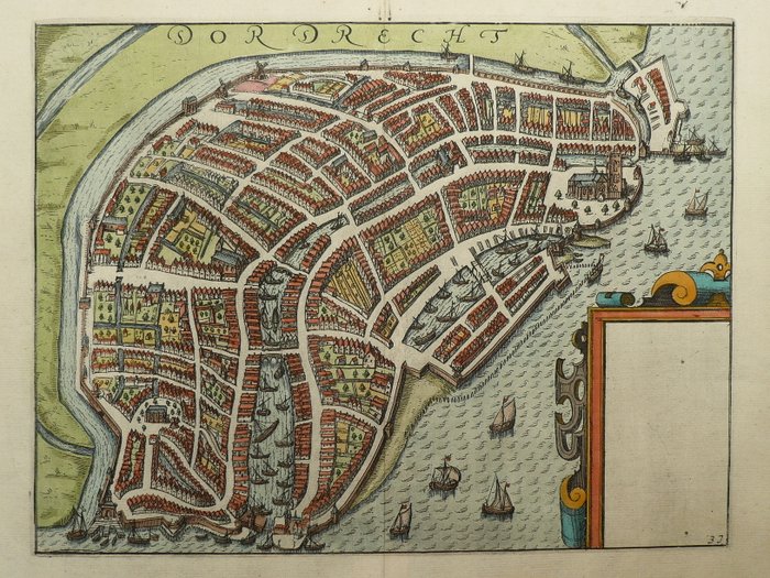 Holland - Dordrecht; Lodovico Guicciardini / W. Blaeu - Dordrecht - 1601-1620