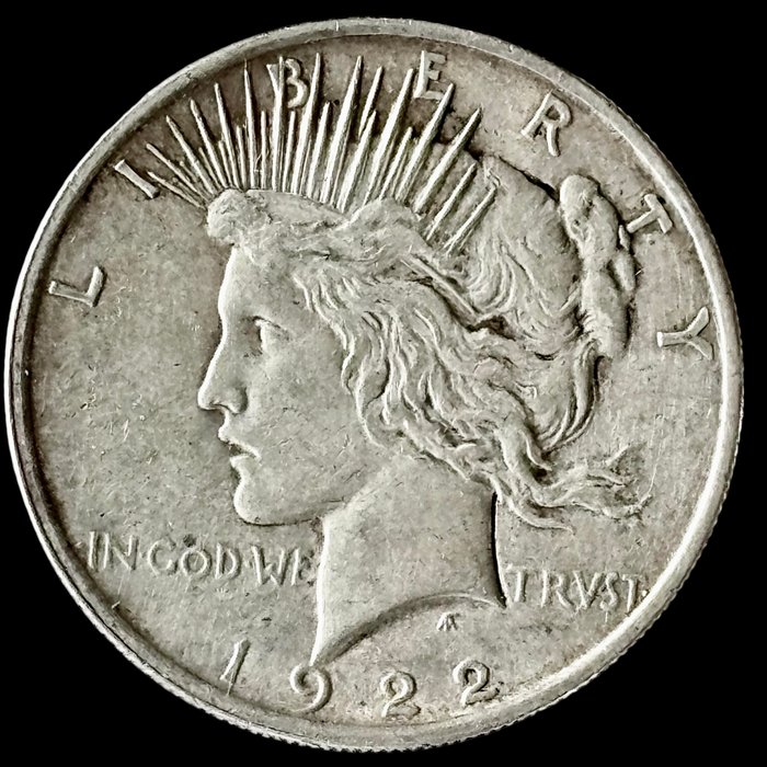 Förenta staterna. Dollar -1922 - (S42-001)  (Ingen mindstepris)