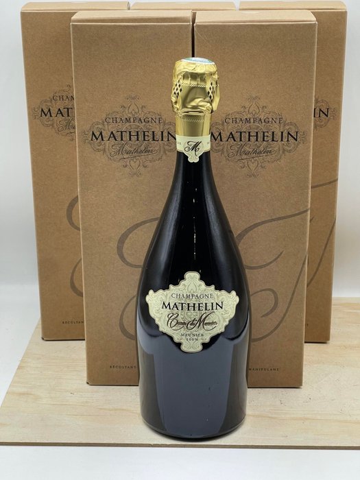 2016 Mathelin, Coeur de Meunier - Champagne Brut Nature - 6 Flasker (0,75 L)