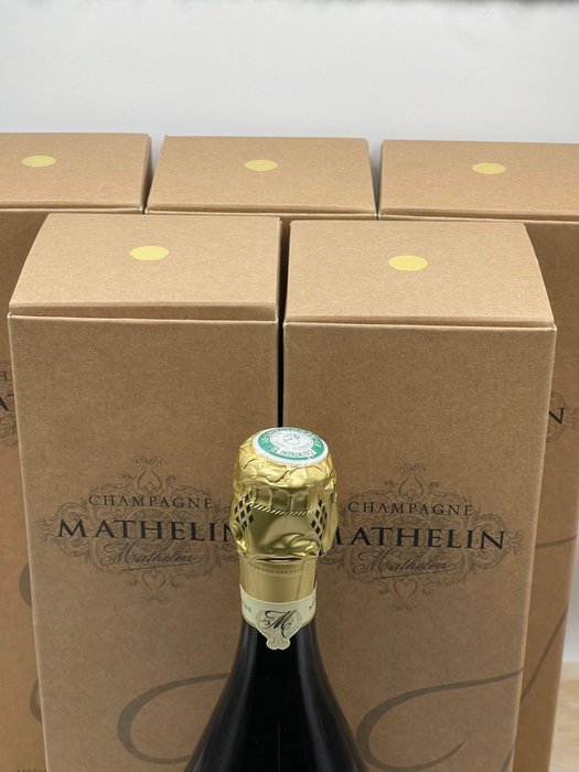 2016 Mathelin, Coeur de Meunier - Champagne Brut Nature - 6 Flasker (0,75 L)