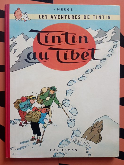 Tintin T20 - Tintin au Tibet (B29) - C - 1 Album - Første belgiske udgave - 1960