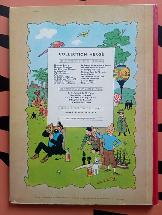 Tintin T20 - Tintin au Tibet (B29) - C - 1 Album - Første belgiske udgave - 1960