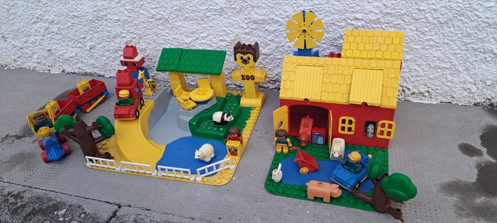 Lego - FATTORIA, ZOO, TRENINO  E PEZZI VARI - 1980-1990 - Italien