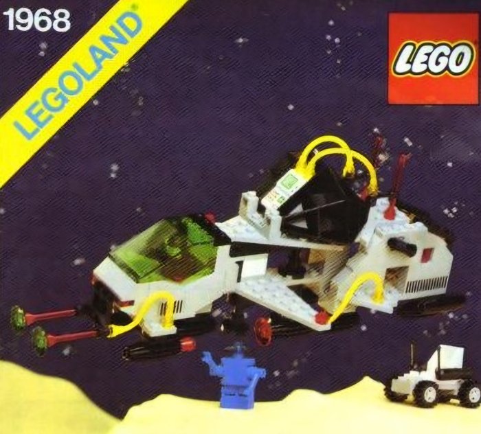 Lego - Space - Set 1968 - Lego space/ruimte set 1968 - 1980-1990 - Danmark