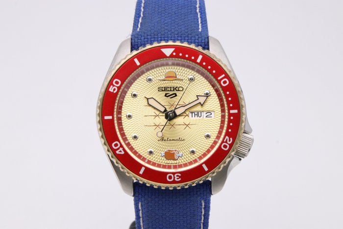 Seiko - Seiko 5 - Ingen mindstepris - SRPF60K1 | 4R36-09R0 ｜ Limited Edition - Luffy - Mænd - 2011-nu