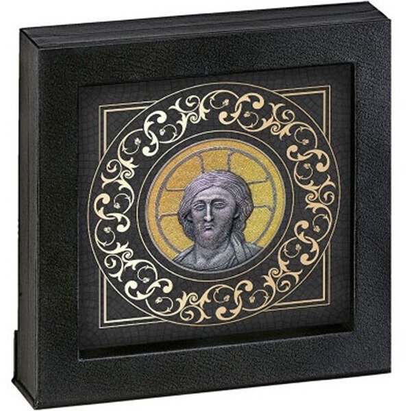 Niue. 5 Dollars 2022 Pantocrator - Antique Finish, 2 Oz Silver (.999)  (Ingen mindstepris)