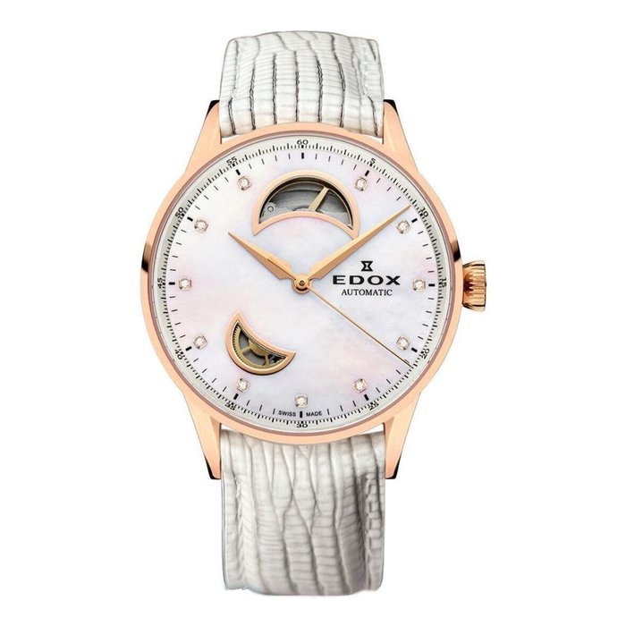 EDOX Les Vauberts Open Heart Automatik 85019 37RA NADR - Unisex - 2011-nu