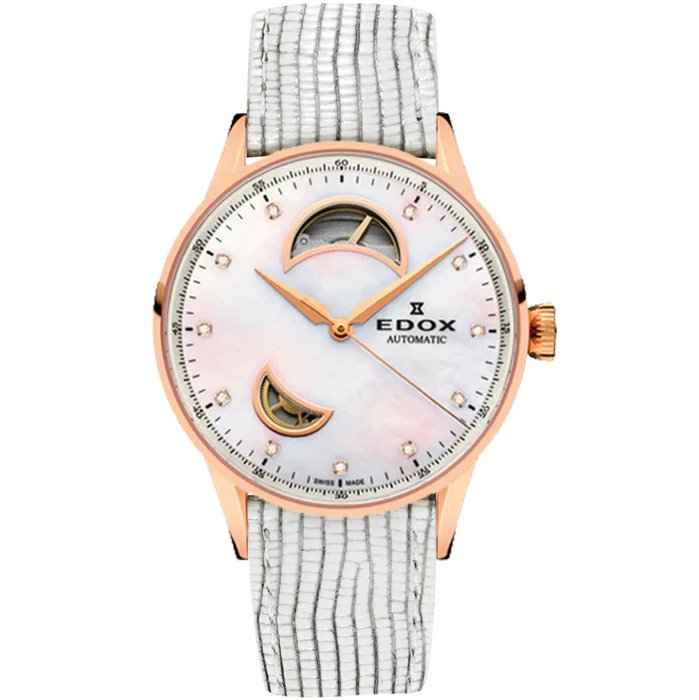 EDOX Les Vauberts Open Heart Automatik 85019 37RA NADR - Unisex - 2011-nu