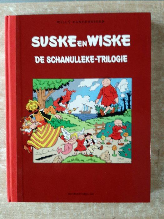 Suske en Wiske - Schanulleke trilogie luxe rood linnen uitgave (hc groot formaat) plus rood linnen luxe album Big - 2 Album, Ex Libris - Begrænset udgave - 2001/2011