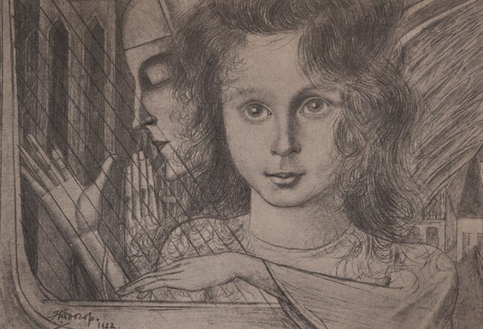 Jan Toorop (1858-1928) - Kind met de Harp