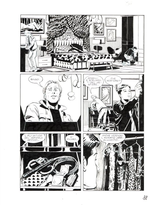 Piccioni, Valerio - 3 Original page - Julia #189 - "Dorian, la dolce" - 2014