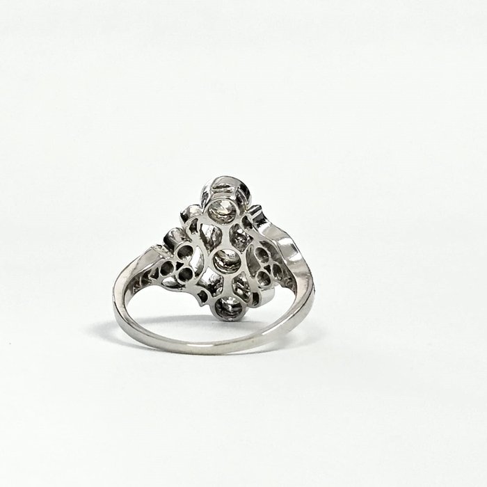 Ring Platin Diamant (Natur)