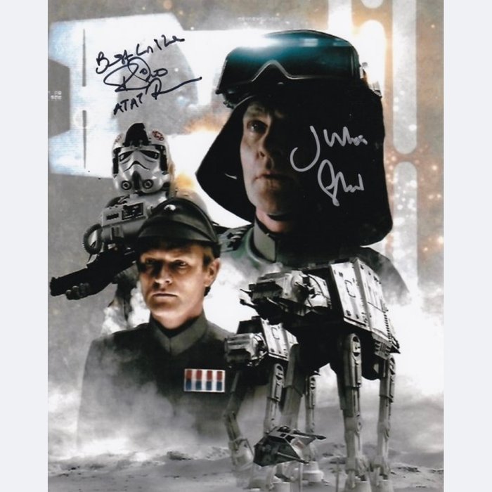 Star Wars Episode V: The Empire Strikes Back - Signed by Julian Glover (General Veers) and Paul Jerricho (At-At Driver)