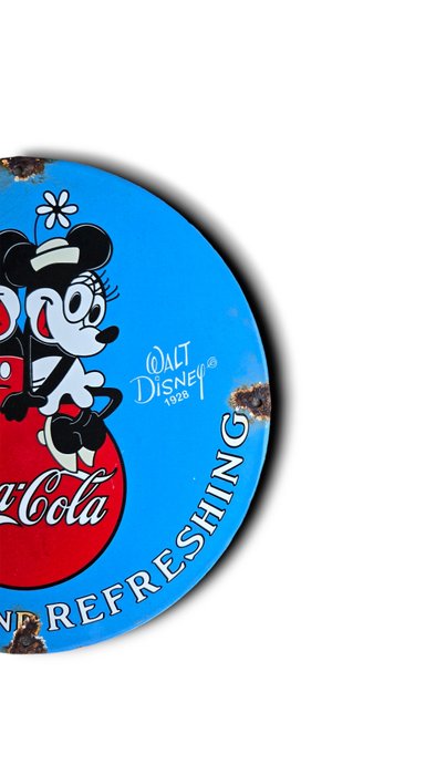 Coca-Cola X Mickey - Plaque Émaillée