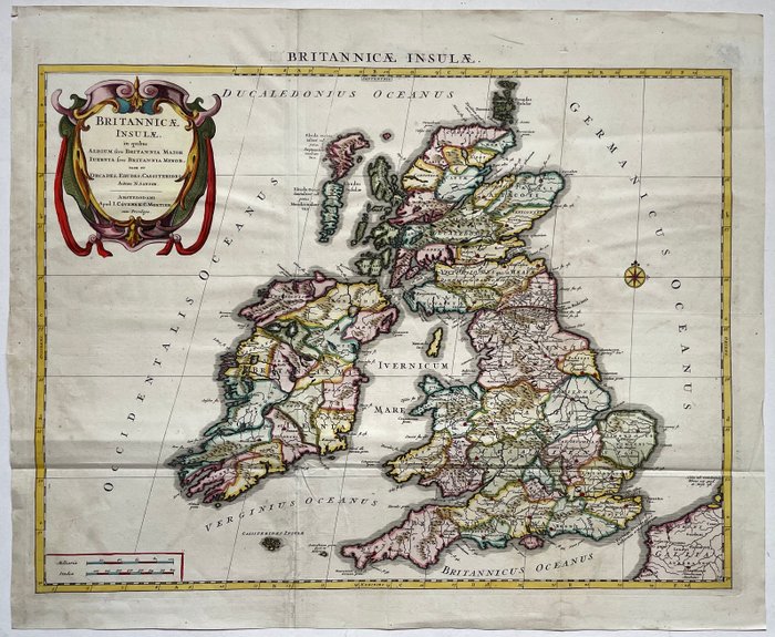 Storbritannien - Storbritannien Irland; Covens  Mortier naar N Sanson - Britannicae Insulae  - 1681-1700