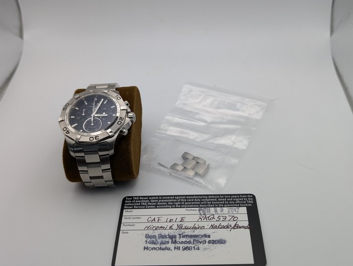 TAG Heuer - Aquaracer Chronograph 300M - CAF101E - Mænd - 2011-nu