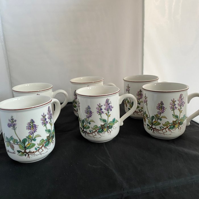 Villeroy  Boch - Kop (6) - Botanica - Porcelæn - Seks kopper