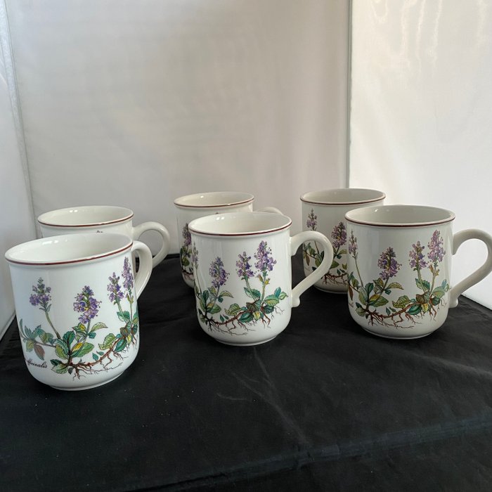 Villeroy  Boch - Kop (6) - Botanica - Porcelæn - Seks kopper