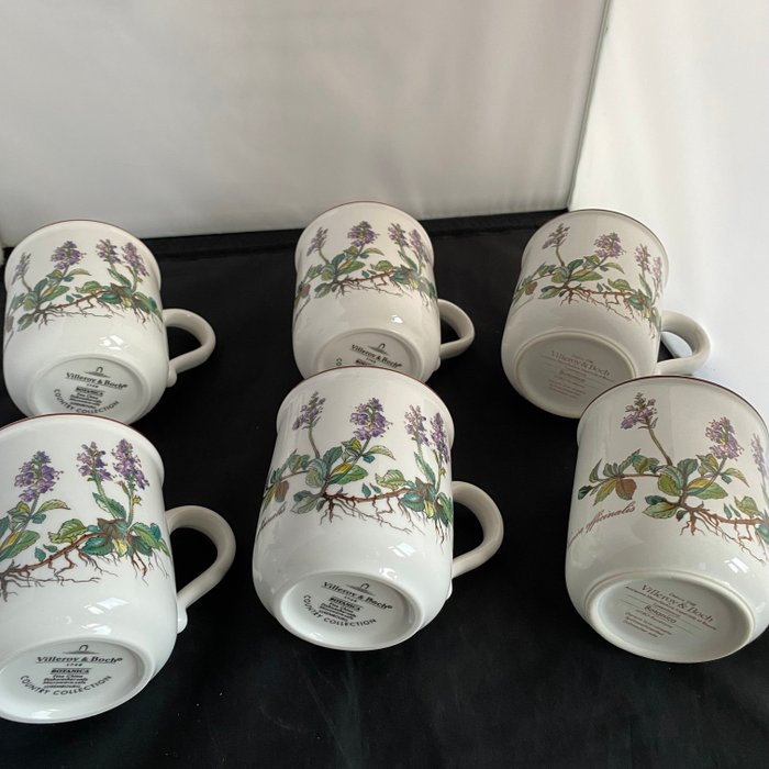 Villeroy  Boch - Kop (6) - Botanica - Porcelæn - Seks kopper