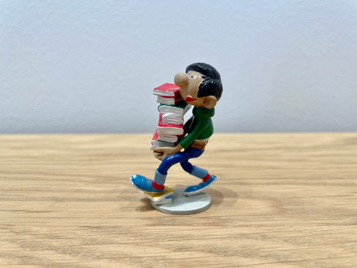 Figurine Gaston Lagaffe avec Livres - Pixi 4684 - (1989)