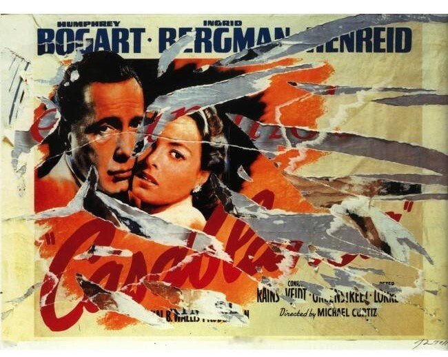 Mimmo Rotella (1918-2006) - Casablanca