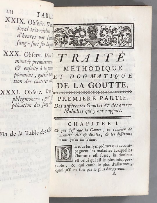 François Paulmier - Traité méthodique et dogmatique de la goutte - 1769