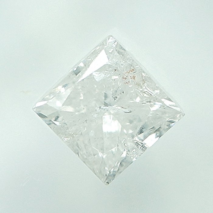 Ingen mindstepris - 1 pcs Diamant  (Natur)  - 049 ct - H - I2 - Gem Report Antwerp (GRA)