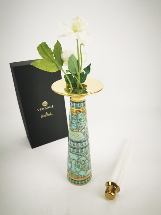 Versace x Rosenthal - Vase -  "La Scala del Palazzo Verde"  - Keramik